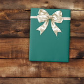 トレンディーミディアム青緑色ラッピング紙 ラッピングペーパー