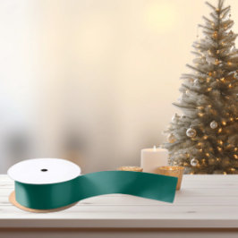 トレンディーミディアム青緑 – サテンリボン