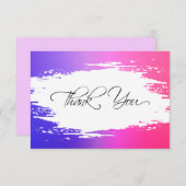 トレンディーミニサンキューカード(封筒付き) サンキューカード (正面/裏面)