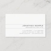 トレンディーミニマエレガントリストシンプルプロフェッショナル 名刺 (正面)