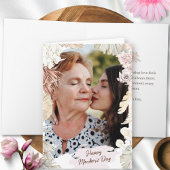 トレンディーミニマエレガントリストBohoフォトマザーズ・デイ カード