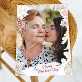 トレンディーミニマエレガントリストBohoフォトマザーズ・デイ カード
