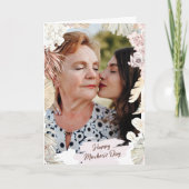 トレンディーミニマエレガントリストBohoフォトマザーズ・デイ カード (正面)