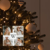 トレンディーミニマリストのコラージュ写真 セラミックオーナメント