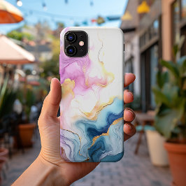 トレンディーミニマリストアルコールインク抽象芸術No. 1108 iPhone 13 Pro Maxケース