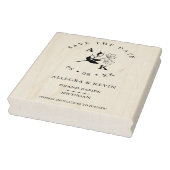 トレンディーミニマリストワイルドフラワーブランチイニシャル ラバースタンプ (スタンプ)