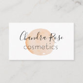 トレンディーミニマリスト水の色パーソナライズされた 名刺 (正面)