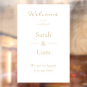 トレンディーミニマリズム |シックゴールデンフォント ウィンドウサイン (シート2)