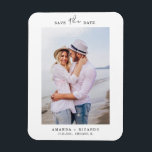 トレンディーミニマリ結婚スト写真発表 マグネット<br><div class="desc">日付モダンデザイン機能の保存:写素晴らし真に書のtouchモダンを。 カーカスタマイズドの表と裏を簡単に表示できます。詳細</div>