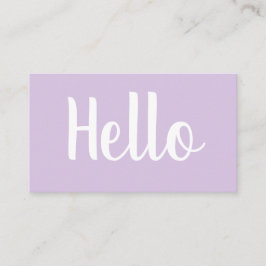 トレンディーミニマルはっきりした主義パステルビジネスカード 名刺