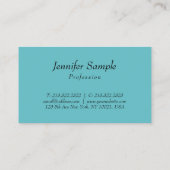 トレンディーミニマルテンプレートエレガントデザイン 名刺 (裏面)