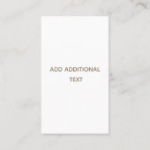 トレンディーミニマルネイルサロン 名刺 (裏面)