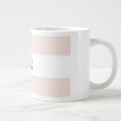 トレンディーミニマルプロフェッショナルプレーン ジャンボコーヒーマグカップ (右)