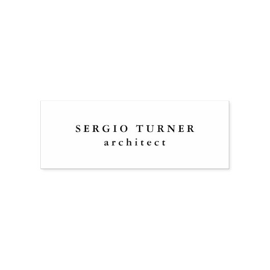 トレンディーミニマルプロフェッショナル セルフインキングスタンプ (デザイン)