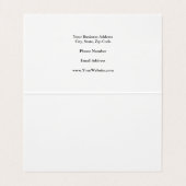 トレンディーミニマルプロフェッショナル モダン 名刺 (内部フラット)