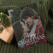 トレンディーミニマルモダンリストフォトクリスマスカード シーズンカード