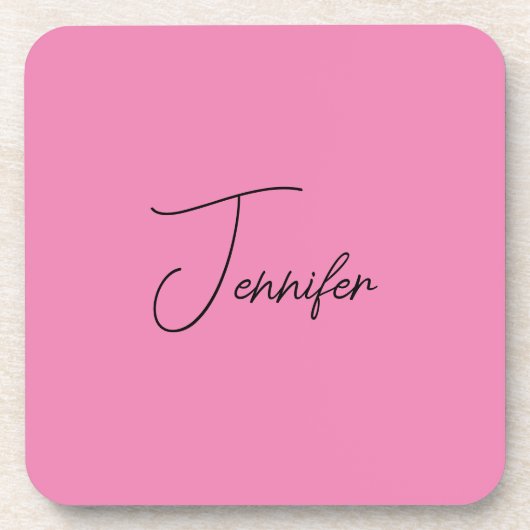 トレンディーミニマルモダンリストプシンプルラン色 コースター (正面)