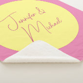 トレンディーミニマルモダンリストプレーンシンプルパステルカラー シェルパブランケット (3/4)