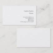 トレンディーミニマルモダンリスト 名刺 (正面/裏面)