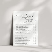 トレンディーミニマル新婚ブライダルシャワーゲーム