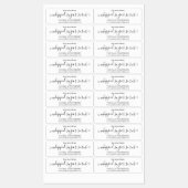 トレンディーミニマル書道ホイップシュガースクラブ ラベル (シート)