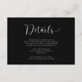 トレンディーミニマル結婚主義詳細 エンクロージャーカード (正面)