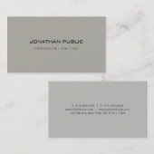 トレンディーミニモダンマリストデザインエレガントテンプレート 名刺 (正面/裏面)