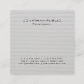 トレンディーミニモダンマリストプロフェッショナル スクエア名刺 (裏面)