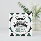 トレンディームスタッシュバチュラーパーティ招待状 招待状 (スタンド正面)