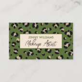 トレンディーメイクアップアーティストの名刺 名刺 (正面)