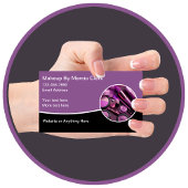 トレンディーメイクアップアーティスト編集可能名刺 名刺