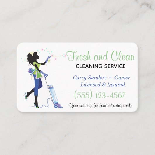 トレンディーメイドハウス清掃サービスの名刺 名刺 (正面)