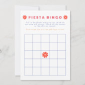 トレンディーメキシカンタラベラフローラフィエスタベイビーシャワー 招待状 (裏面)