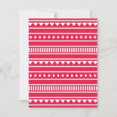 トレンディーメキシコソンブレロムストヒスフィエスタパーティー 招待状 (裏面)