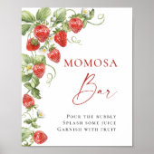 トレンディーメドウいちご赤ちゃんシャワー桃佐バー ポスター (正面)