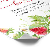 トレンディーメドウいちご赤ちゃんシャワー桃佐バー ポスター (角)