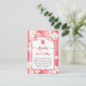 トレンディーメドウ赤ちゃんシャワー用いちご本 エンクロージャーカード (スタンド正面)