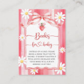 トレンディーメドウ赤ちゃんシャワー用いちご本 エンクロージャーカード (正面)