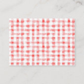 トレンディーメドウ赤ちゃんシャワー用いちご本 エンクロージャーカード (裏面)