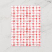 トレンディーメドウ赤ちゃんシャワー用いちご本 エンクロージャーカード (裏面)