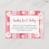 トレンディーメドウ赤ちゃんシャワー用いちご本 エンクロージャーカード (正面)