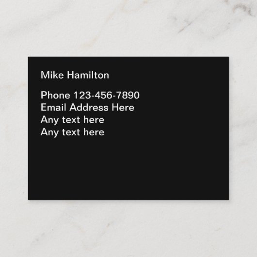 トレンディーメモダンークアップアーティスト名刺 名刺 (裏面)