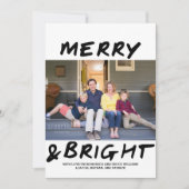 トレンディーメリーと明るいフォトカード |黒 シーズンカード (正面)