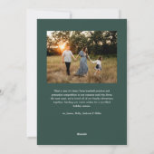 トレンディーメリークリスマス書道2写真 シーズンカード (裏面)