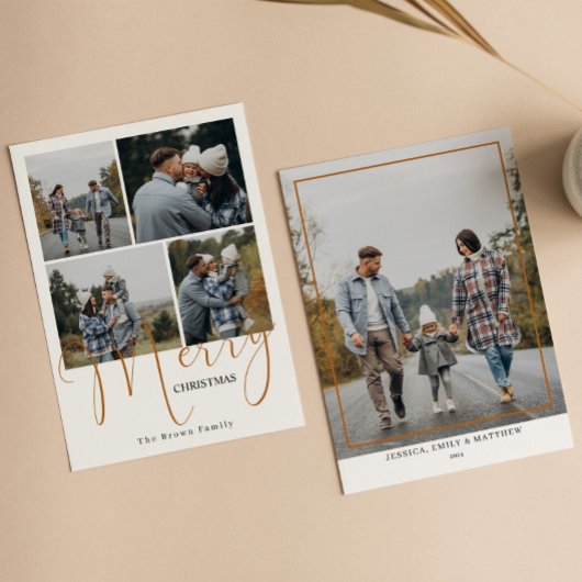 トレンディーメリークリスマス5写真 シーズンカード