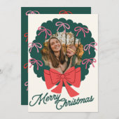 トレンディーメリークリスマス シーズンカード (正面/裏面)