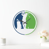 トレンディーメンズゴルフモダンテーマウォールクロック ラージ壁時計 (ホーム)