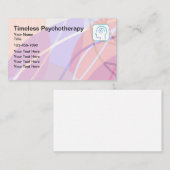 トレンディーメンタルヘルス精神療法の名刺 名刺 (正面/裏面)