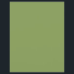 トレンディーモスグリーン背景カスタマイズ色この チラシ<br><div class="desc">自カスタム分のスタイリッシュトレンディー苔の緑の色の背景で、またはギフトとしてすべての行事に印象を与える製品。クリックカスタマイズは文字エディタとイメージローダを使ってカスタマイズ、この製品を表示する"it!"ボタン上で。</div>