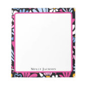 トレンディーモダンおもしろいボヘミガーリーアン ノートパッド (正面)